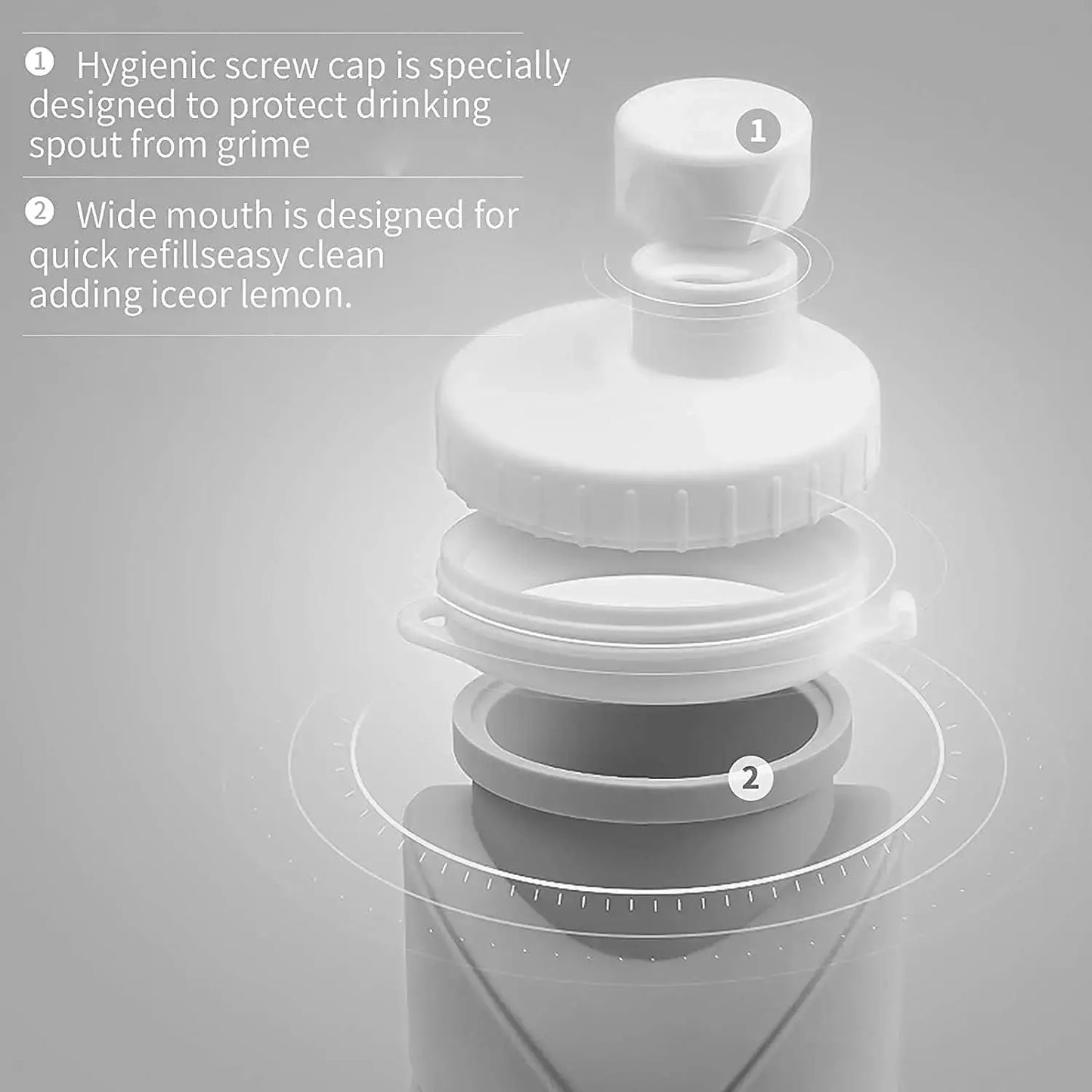 L & H Foldable Silicone Bottle™