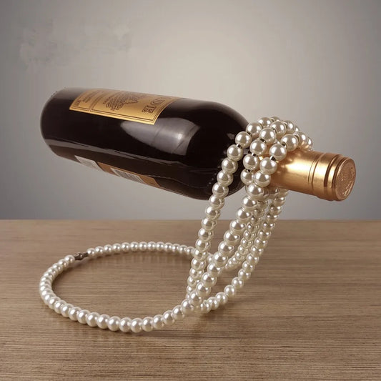 Creative Pearl Necklace Wine