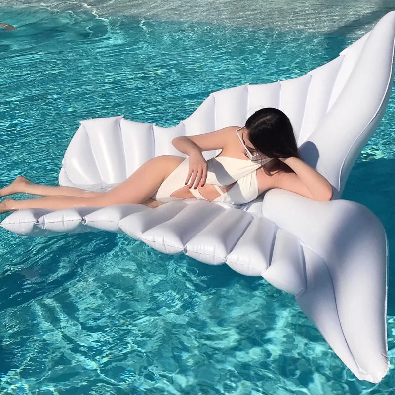 Colchón de aire flotante para piscina inflable con alas de mariposa gigantes